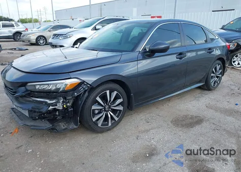 2024 Honda Civic Ex из США, поврежденный, VIN 2HGFE1F7XRH315873